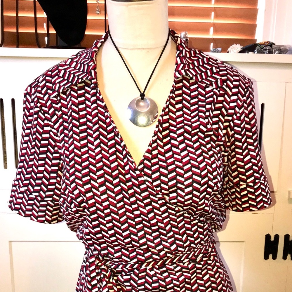 Ann Taylor Loft Wrap Dress - Picture 2 of 5